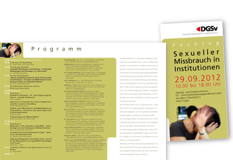 Faltblatt zu DGSv Tagung