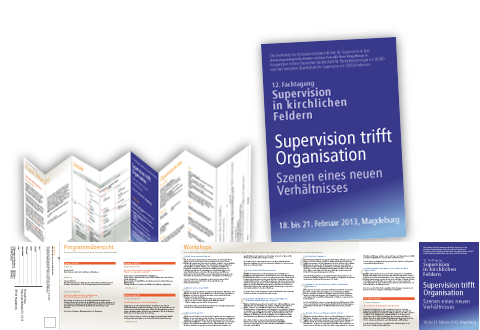 Faltblatt zu Supervision in der Kirche