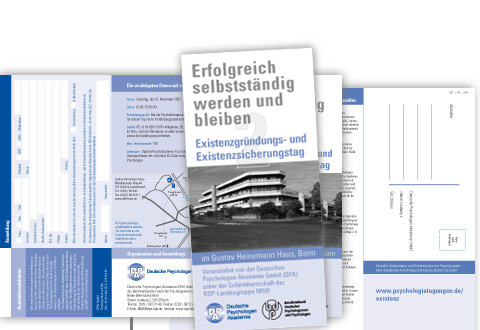 Faltblatt zu BDP Tagung